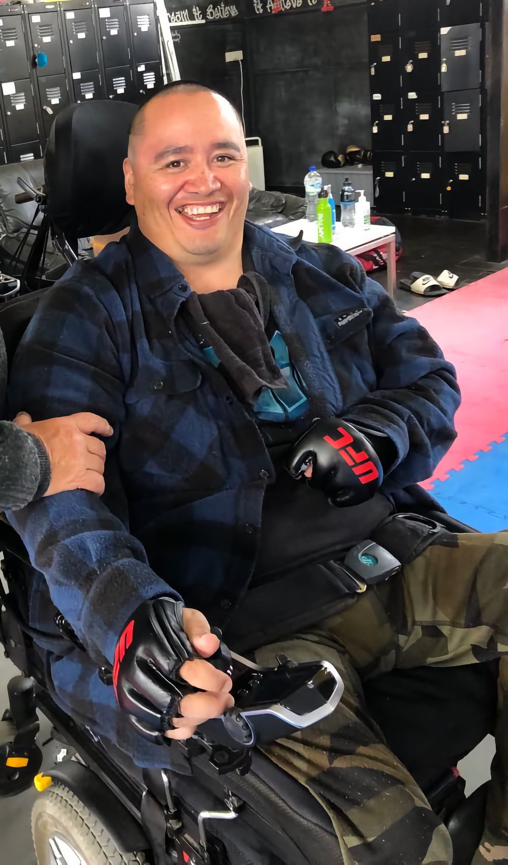 David is a client with a disability