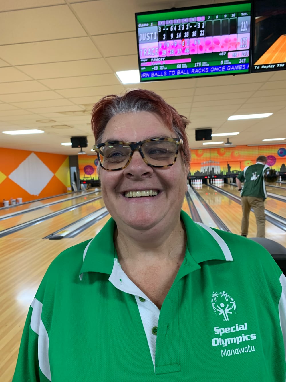 Justine is a client with a disability