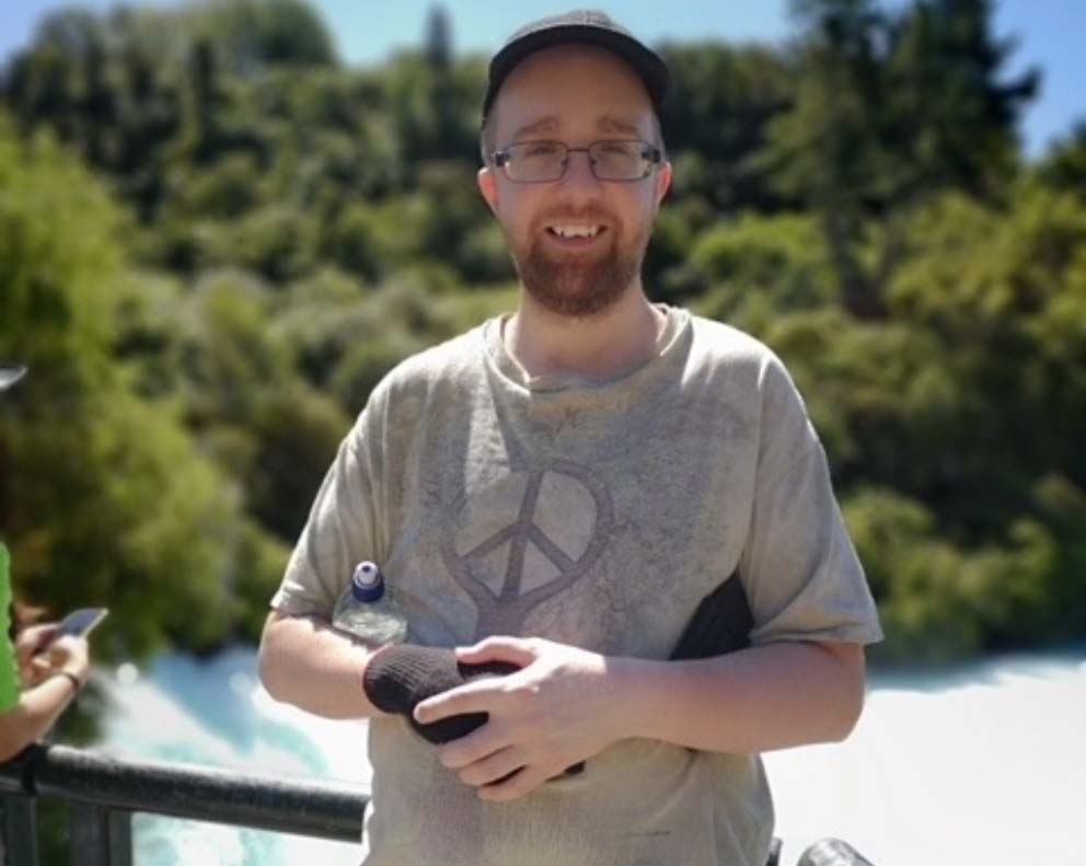 Tim is a client with a disability